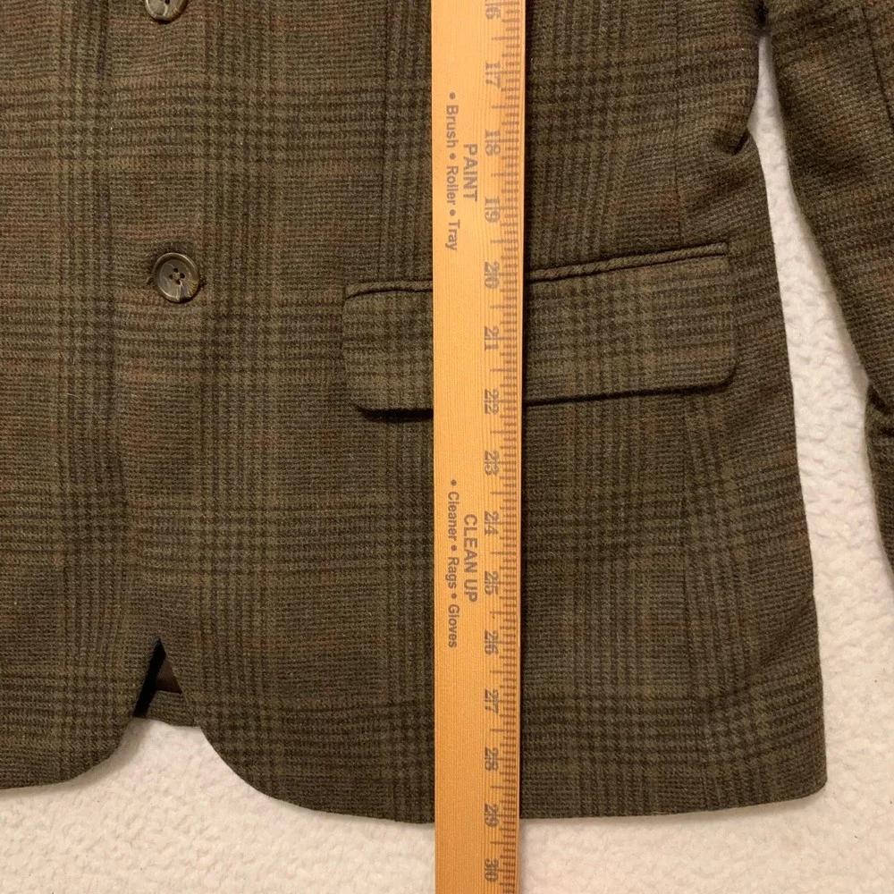 Banana Republic Tailored Fit Blazer Mens 42R Glen Plaid Sport Coat Jacket